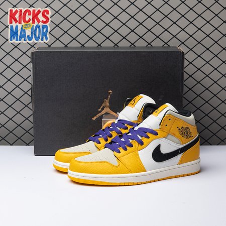 Air Jordan 1 Mid SE Lakers 852542-700 36-46