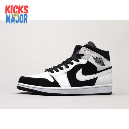 Air Jordan 1 Mid White Black 36-46