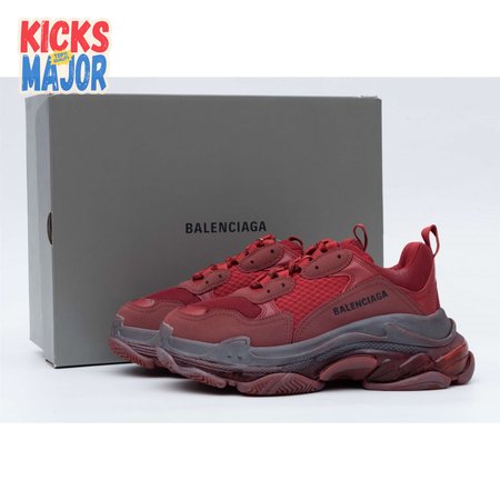 Balenciaga Triple S Burgundy Red 35-45