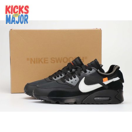 Nike OFF-WHITE x Air Max 90 White Black 40-46