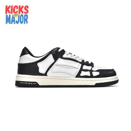 AMIRI Skel Top Low White Black Size 40-46