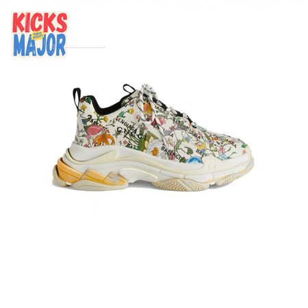 Gucci x Balenciaga The Hacker Project Triple S Flora Print Size 35-45