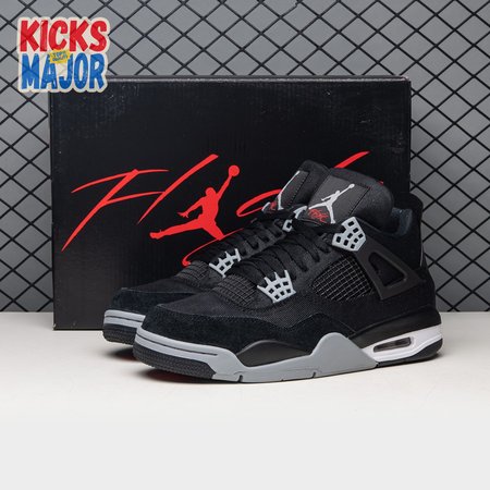 Air Jordan 4 Retro SE Black Canvas DH7138-006 Size 40-47.5