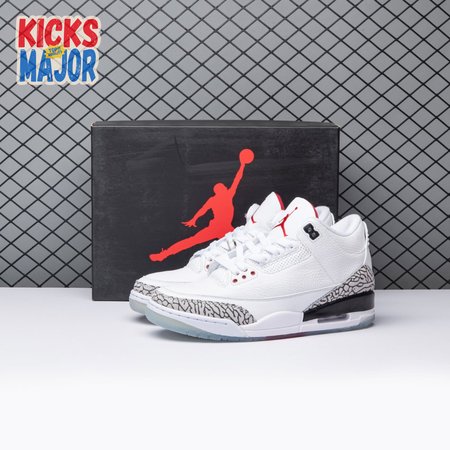 Jordan 3 Retro Free Throw Line White Cement 923096-101 Size 40-47