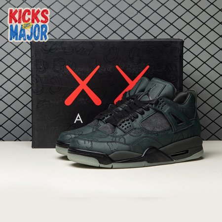 Jordan 4 Retro Kaws Black 930155-001 Size 40-46