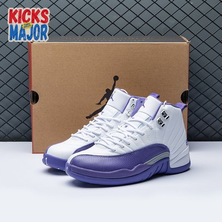 Air Jordan 12 White Purple Size 40-47.5